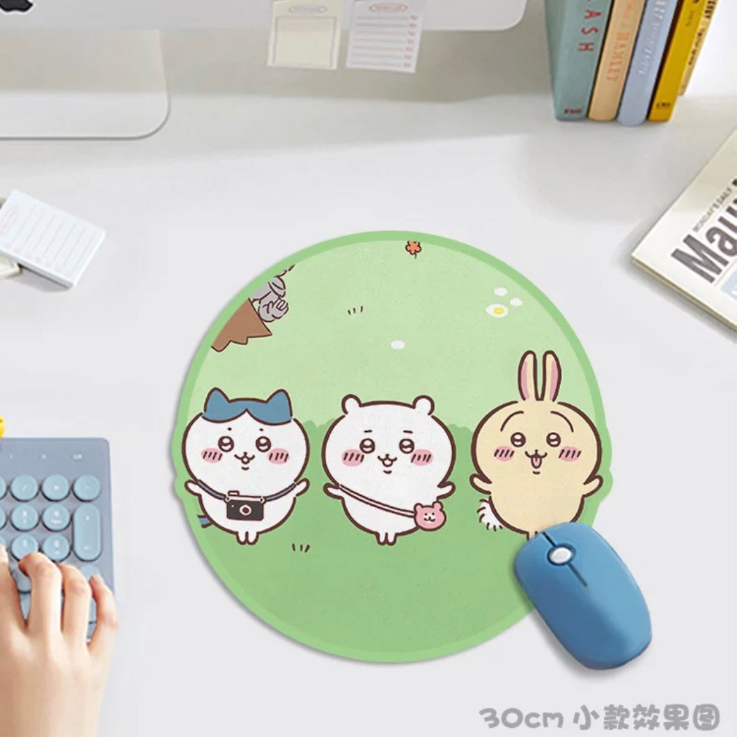 Japanese Cartoon Chiikawa Mouse Pad | Chiikawa Hachiware Usagi - 3 Size can Custom Made KawaiiGiftLand