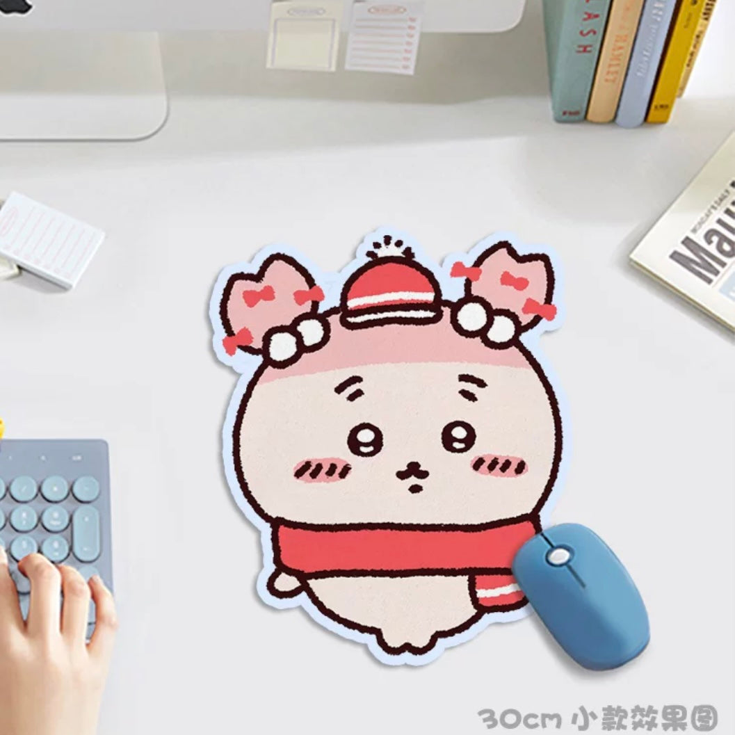 Japanese Cartoon Chiikawa Mouse Pad | Chiikawa Momonga Shisa Crab - 3 Size can Custom Made KawaiiGiftLand