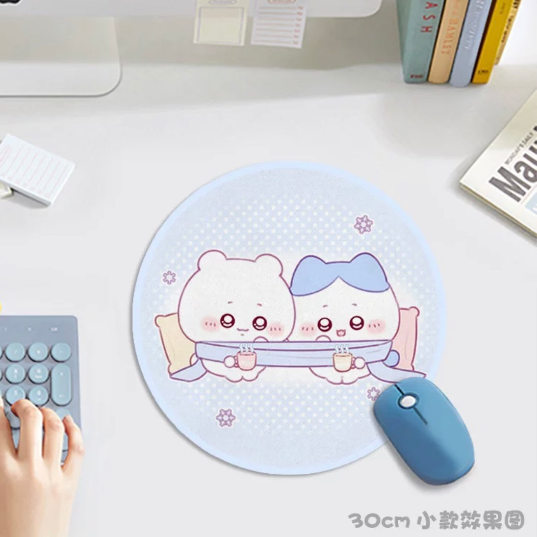 Japanese Cartoon Chiikawa Mouse Pad | Chiikawa Hachiware Usagi - 3 Size can Custom Made KawaiiGiftLand