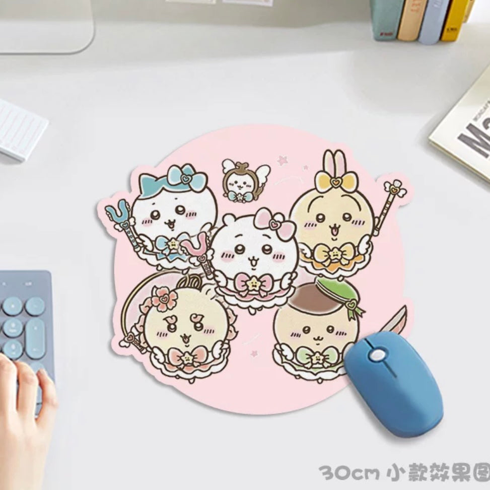 Japanese Cartoon Chiikawa Mouse Pad | Chiikawa Hachiware Usagi Kurimanju Shisa - 3 Size can Custom Made KawaiiGiftLand