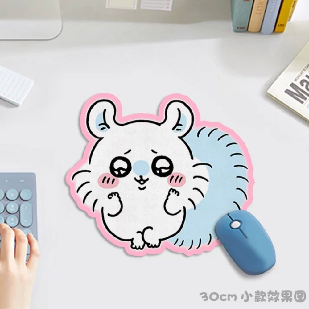Japanese Cartoon Chiikawa Mouse Pad | Momonga Kurimanju Rakko Crab - 3 Size can Custom Made KawaiiGiftLand