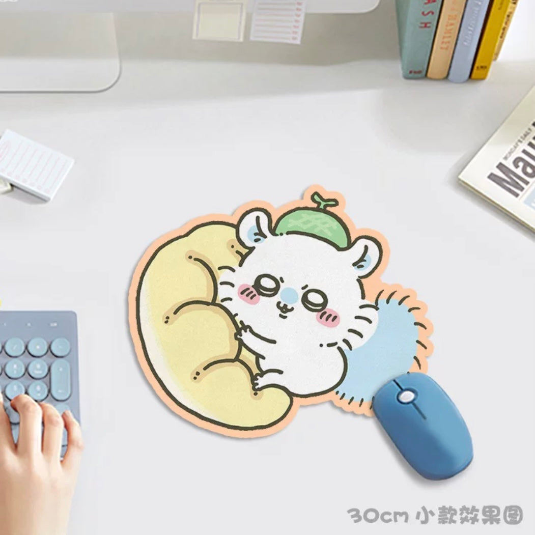 Japanese Cartoon Chiikawa Mouse Pad | Momonga Kurimanju Rakko Crab - 3 Size can Custom Made KawaiiGiftLand