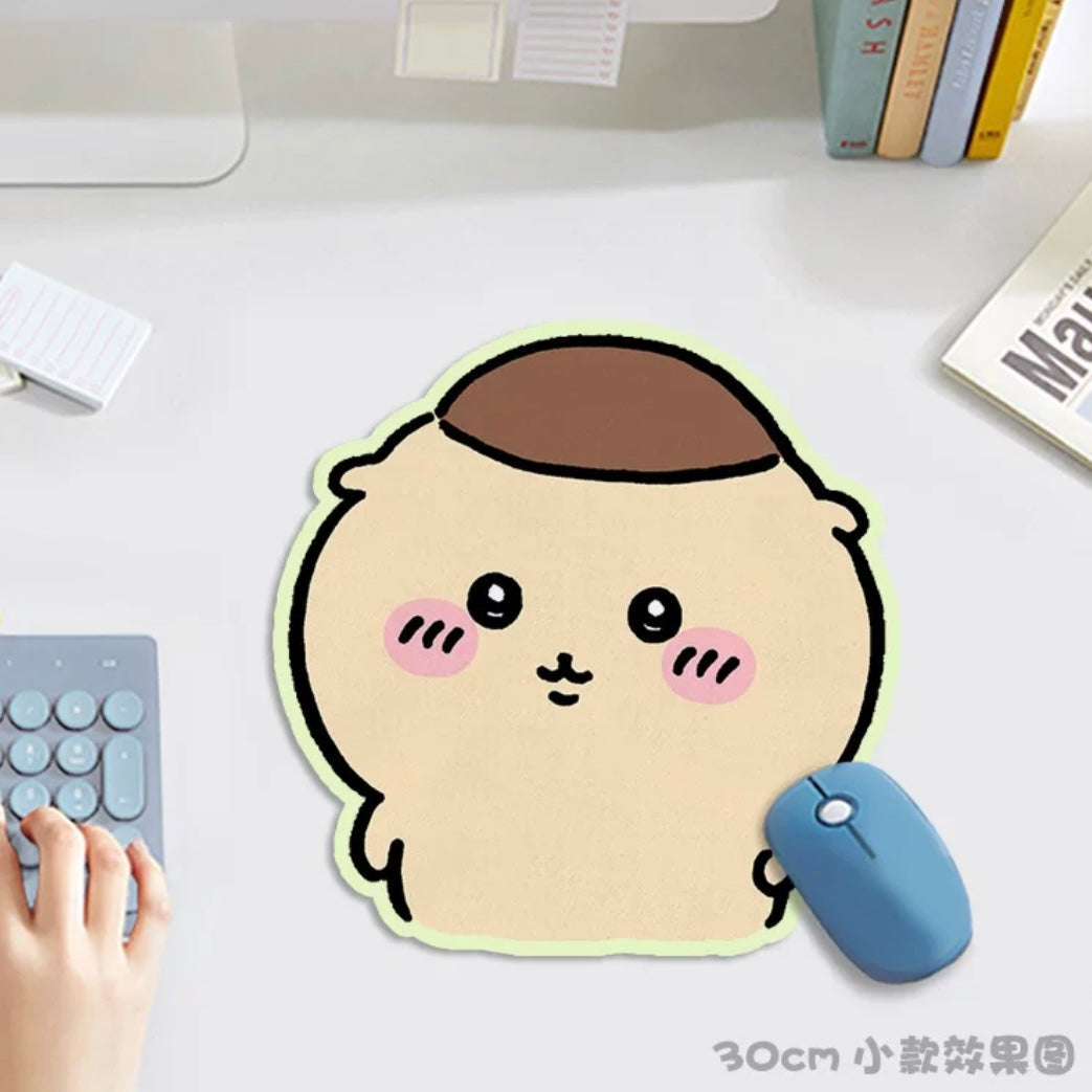 Japanese Cartoon Chiikawa Mouse Pad | Momonga Kurimanju Rakko Crab - 3 Size can Custom Made KawaiiGiftLand