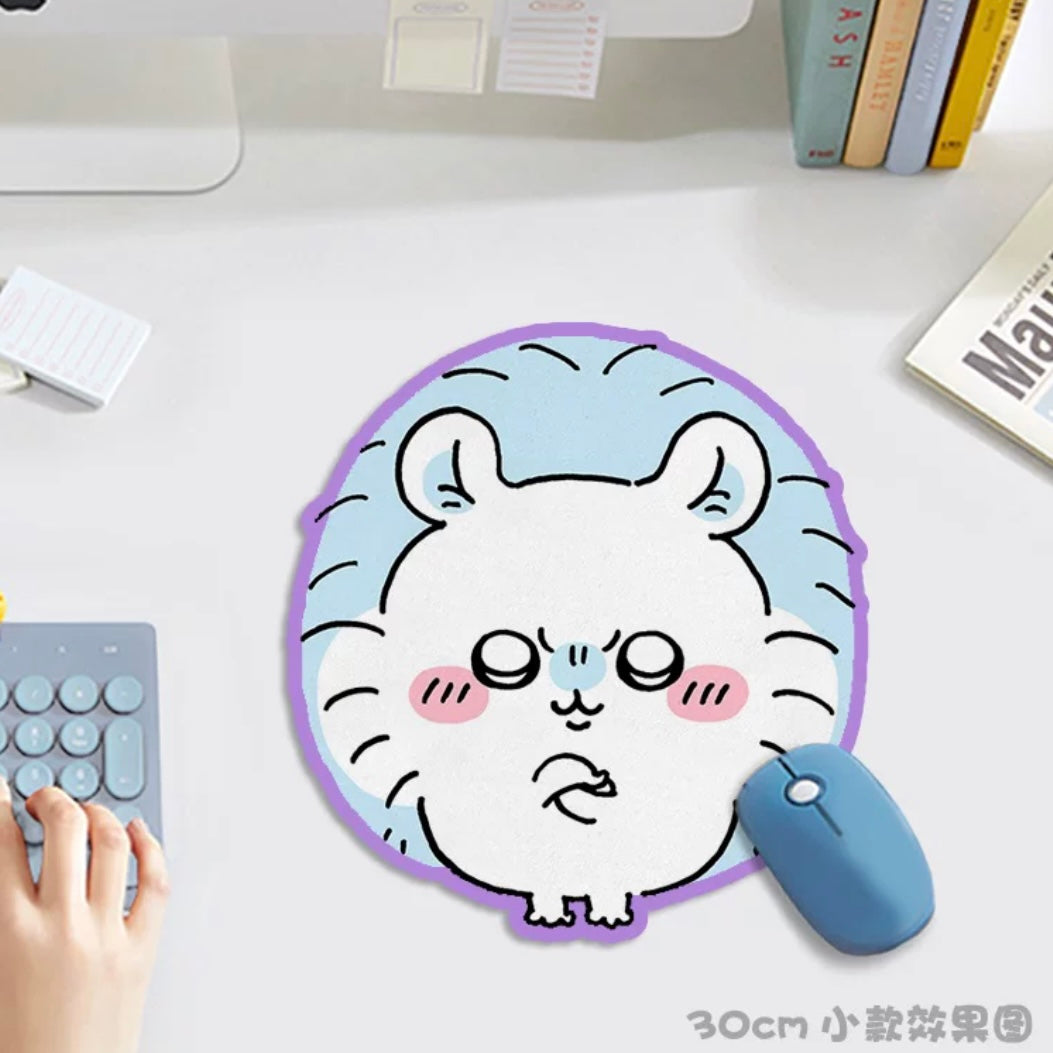 Japanese Cartoon Chiikawa Mouse Pad | Momonga Kurimanju Rakko Crab - 3 Size can Custom Made KawaiiGiftLand