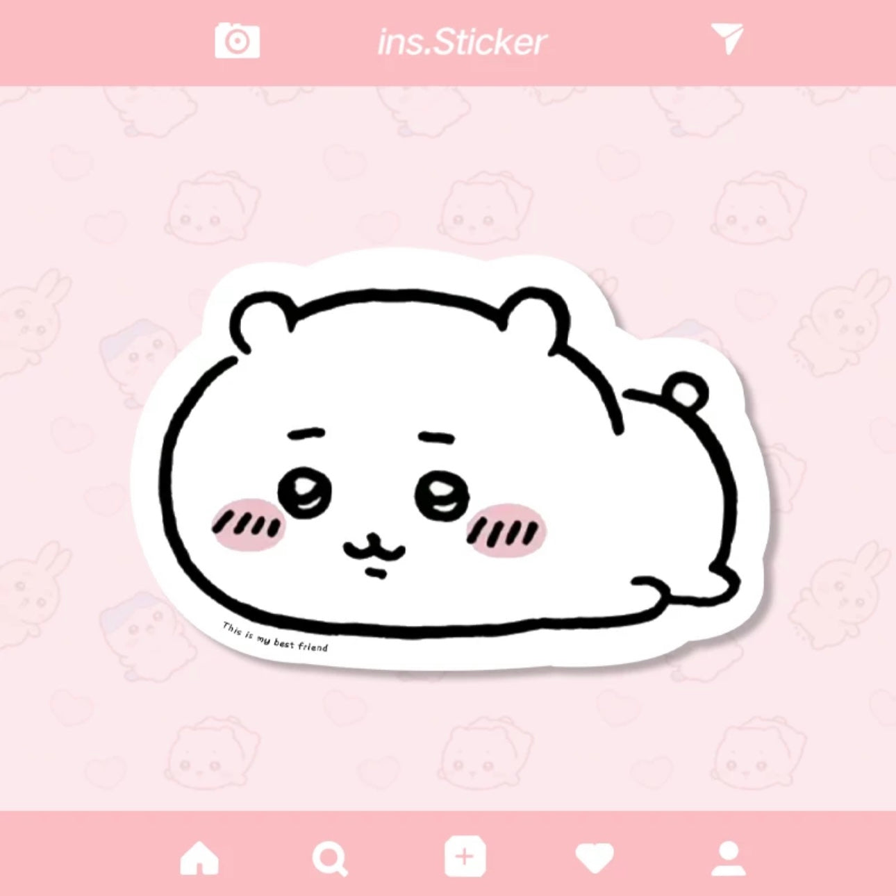 Japanese Cartoon Chiikawa Mouse Pad | ChiiKawa - Can with Hand Pillow Rest KawaiiGiftLand