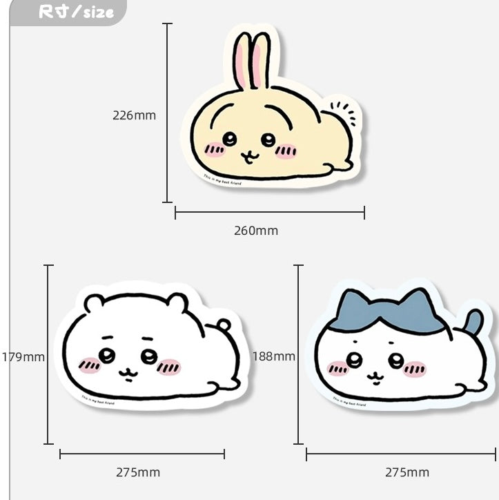 Japanese Cartoon Chiikawa Mouse Pad | Hachiware - Can with Hand Pillow Rest KawaiiGiftLand