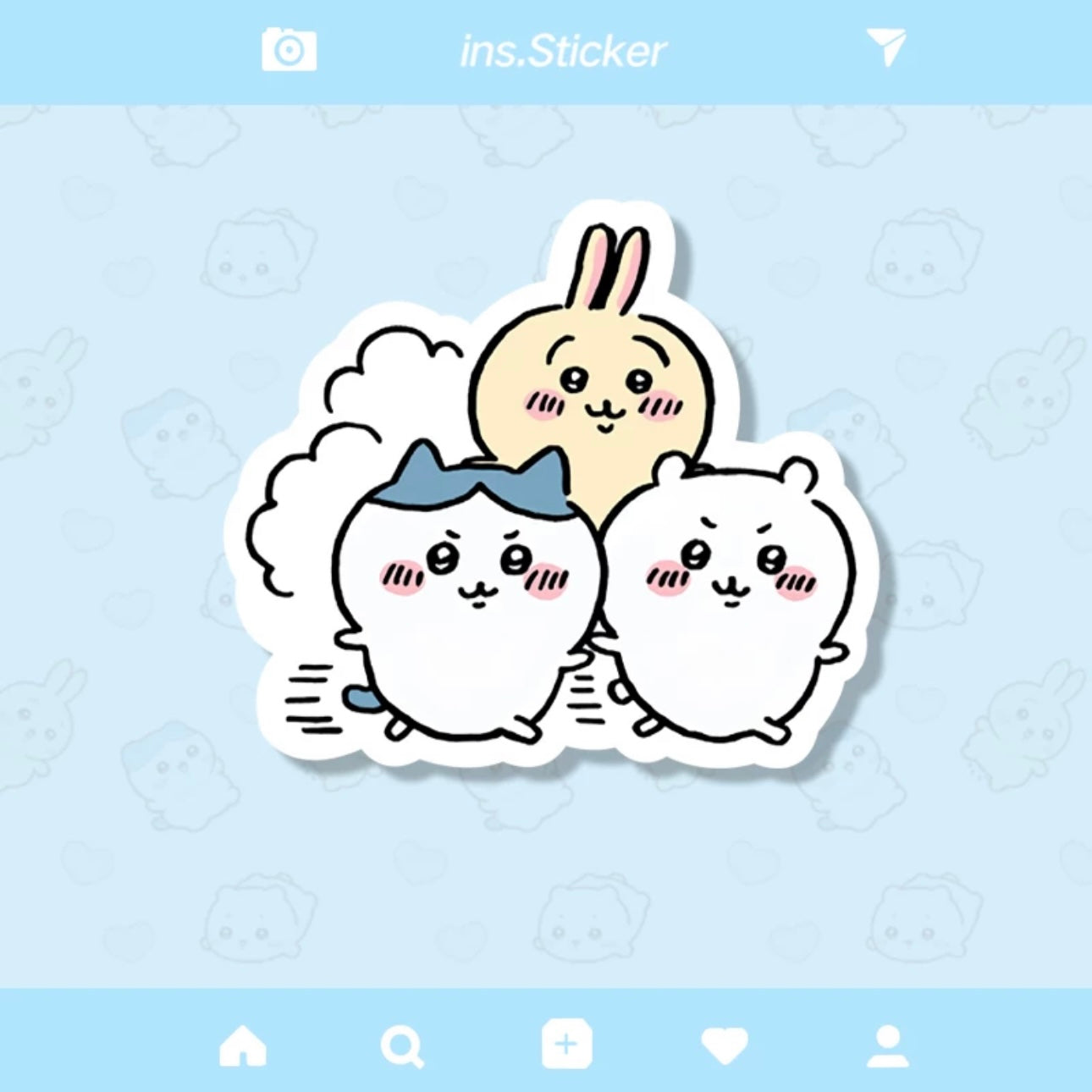 Japanese Cartoon Chiikawa Mouse Pad | ChiiKawa Hachiware Usagi - Can with Hand Pillow Rest KawaiiGiftLand