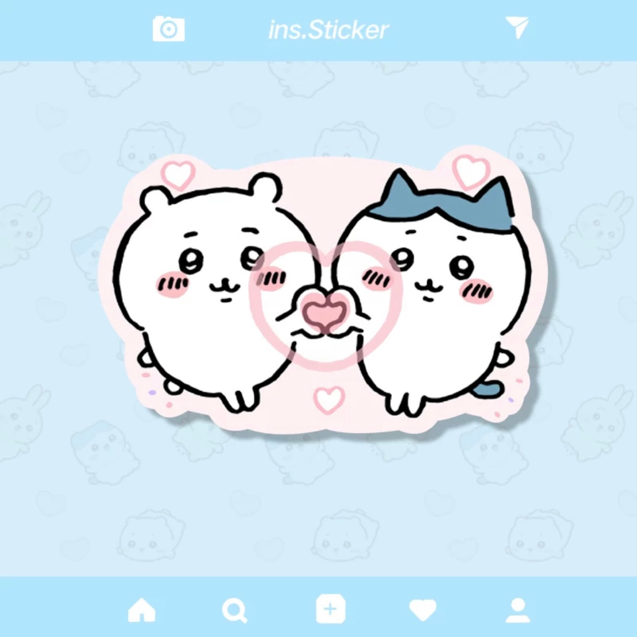 Japanese Cartoon Chiikawa Mouse Pad | ChiiKawa Hachiware Usagi - Can with Hand Pillow Rest KawaiiGiftLand