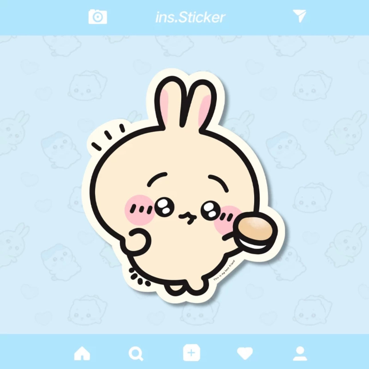 Japanese Cartoon Chiikawa Mouse Pad | ChiiKawa Usagi Dating - Can with Hand Pillow Rest KawaiiGiftLand