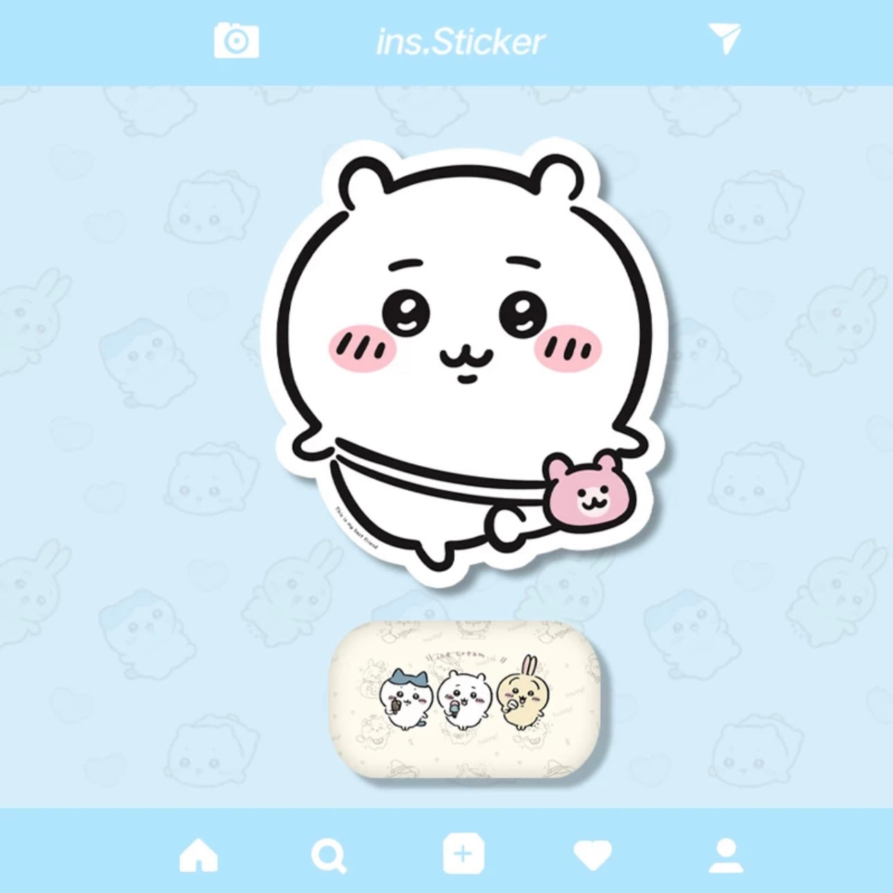 Japanese Cartoon Chiikawa Mouse Pad | ChiiKawa Usagi Dating - Can with Hand Pillow Rest KawaiiGiftLand