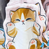 Miniso X Mofusand Ice Cream Series | Mofusand Cat Orange Cat Lying Cute Hand Towel - Kawaii items Room Decoration