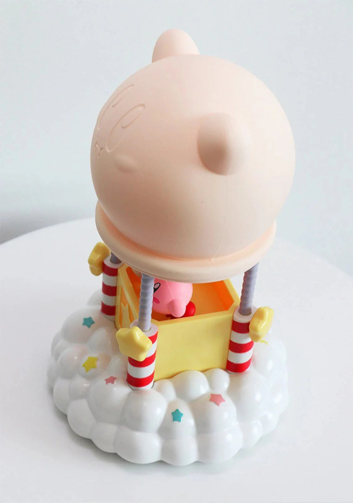 Japan Starkabi Kirby Poyo with Friend Fire Balloon on Cloud LED Night Light KawaiiGiftLand