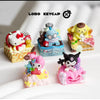 Lobo Sanrio Friends Kawaii Expression Artisan Keycaps – Hand-Cast Resin Mechanical Keyboard Accessories (Hello Kitty, Kuromi, My Melody, Pompompurin, Hangyodon)