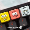 Lobo SpongeBob & Patrick Star Artisan Keycaps – Hand-Cast Resin Kawaii Mechanical Keyboard Accessories & Desk Decor