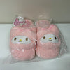 Sanrio My Melody Pink Fluffy Big Head Fur Winter Slippers