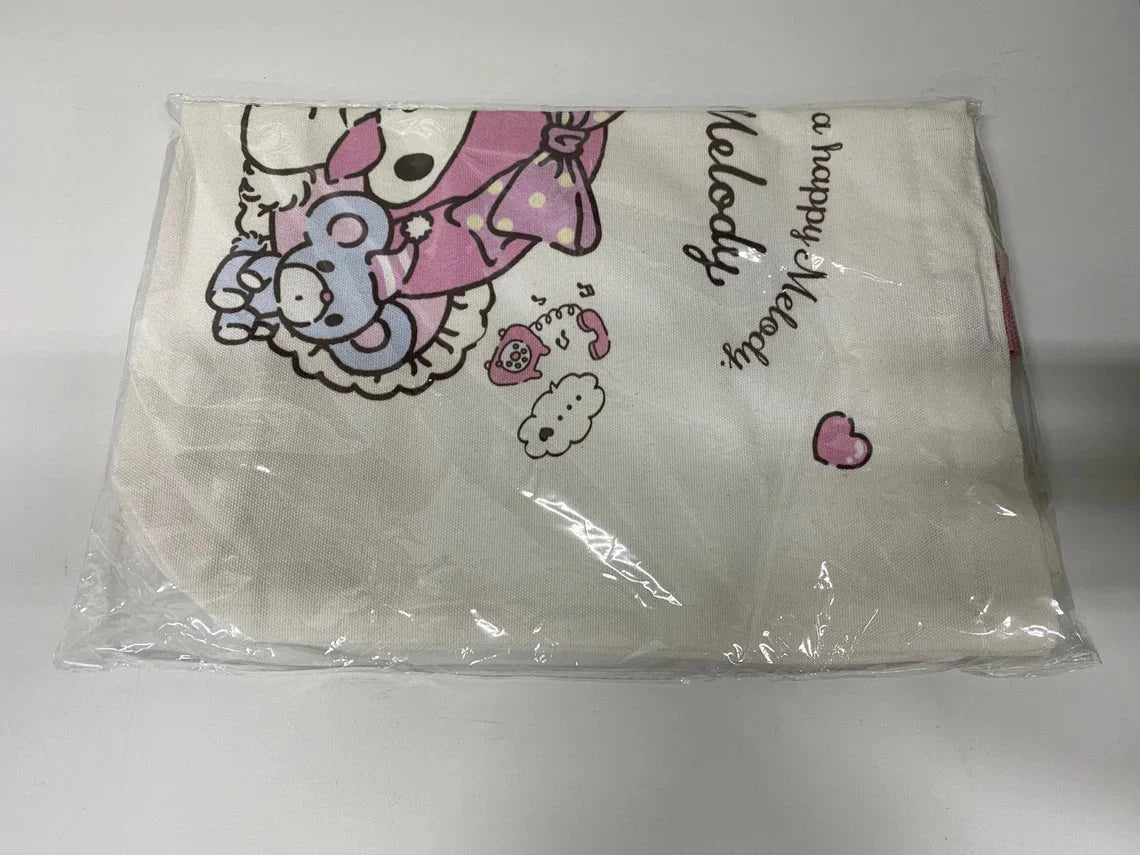 Sanrio My Melody Tote Bag with Zipper KawaiiGiftLand