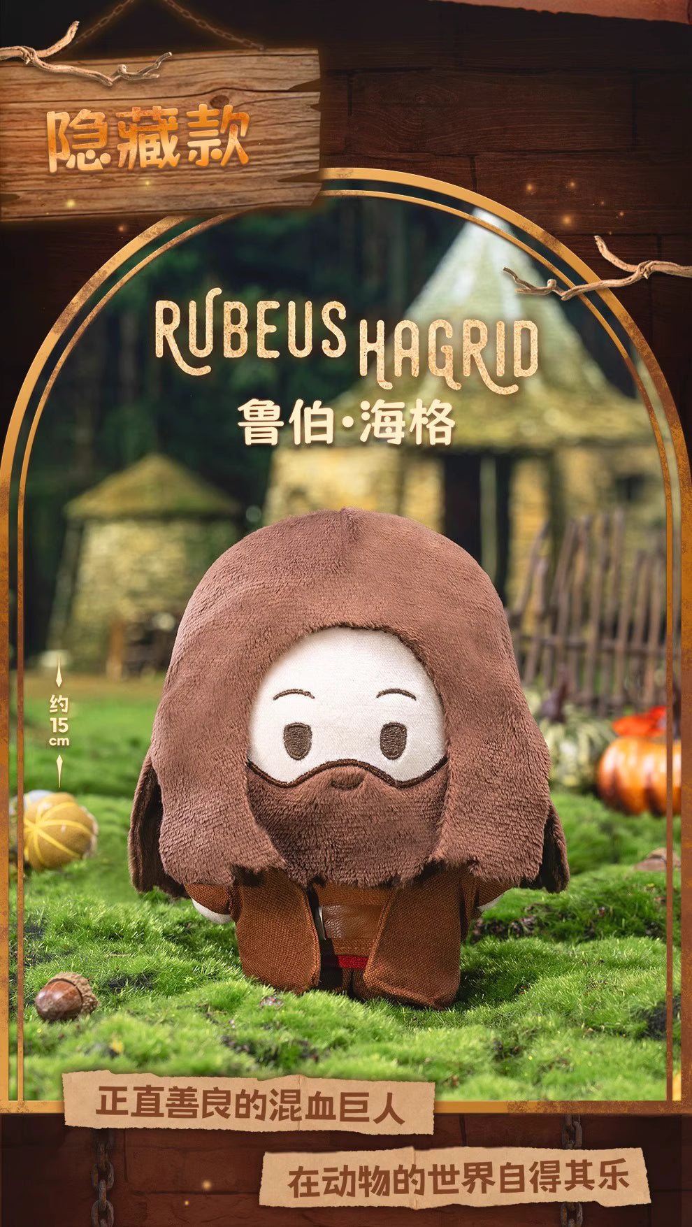 GONG x Harry Magical School Wizard Witch Push Doll | Magical School Characters - Cute Kawaii Mini Doll Can Change Outfits Mystery Blind Box