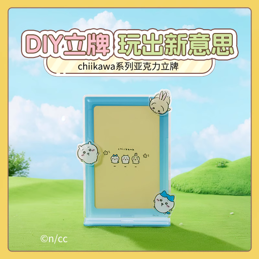 ChiiKawa X Miniso | ChiiKawa Hachiware Usagi DIY Acrylic Photo Stand - Kawaii Items