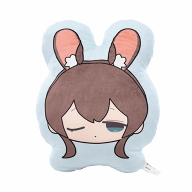 Miniso X Arknights Fuzzy Dream Party | Amiya Exusiai Eyjafjalla Mizuki Yu Face Icon Cute Plush Cushion - Cute Kawaii Item decoration