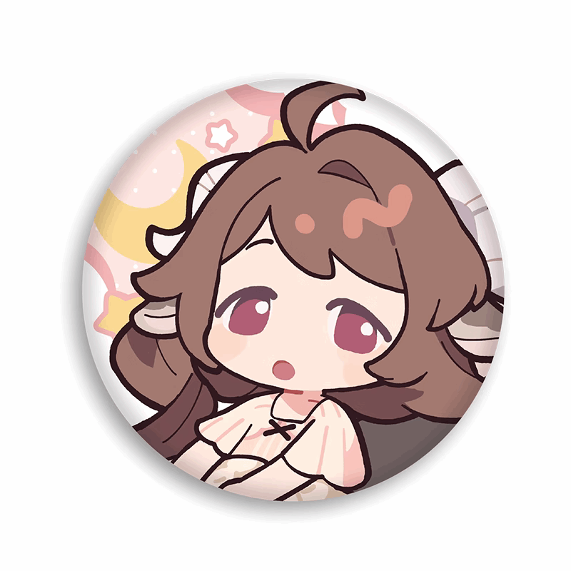 Miniso X Arknights Fuzzy Dream Party | Amiya Exusiai Eyjafjalla Mizuki Yu Cute Plush Badge - Cute Kawaii Item decoration