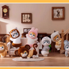 Miniso X Mofusand | Mofusand Cat Animal Party Cute Plastic Doll Mini Figure Mystery Box - Kawaii items Room Decoration Doll Blind Box