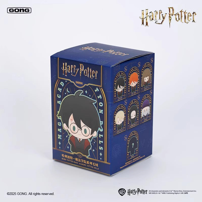 GONG x Harry Magical School Wizard Witch Push Doll | Magical School Characters - Cute Kawaii Mini Doll Can Change Outfits Mystery Blind Box