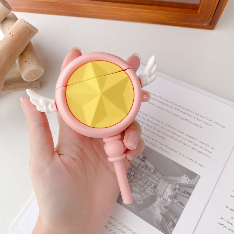 Japanese Cartoon CardCaptor Sakura | Magic Wand Stick - AirPods AirPodsPro AirPods3 AirPods4 Case
