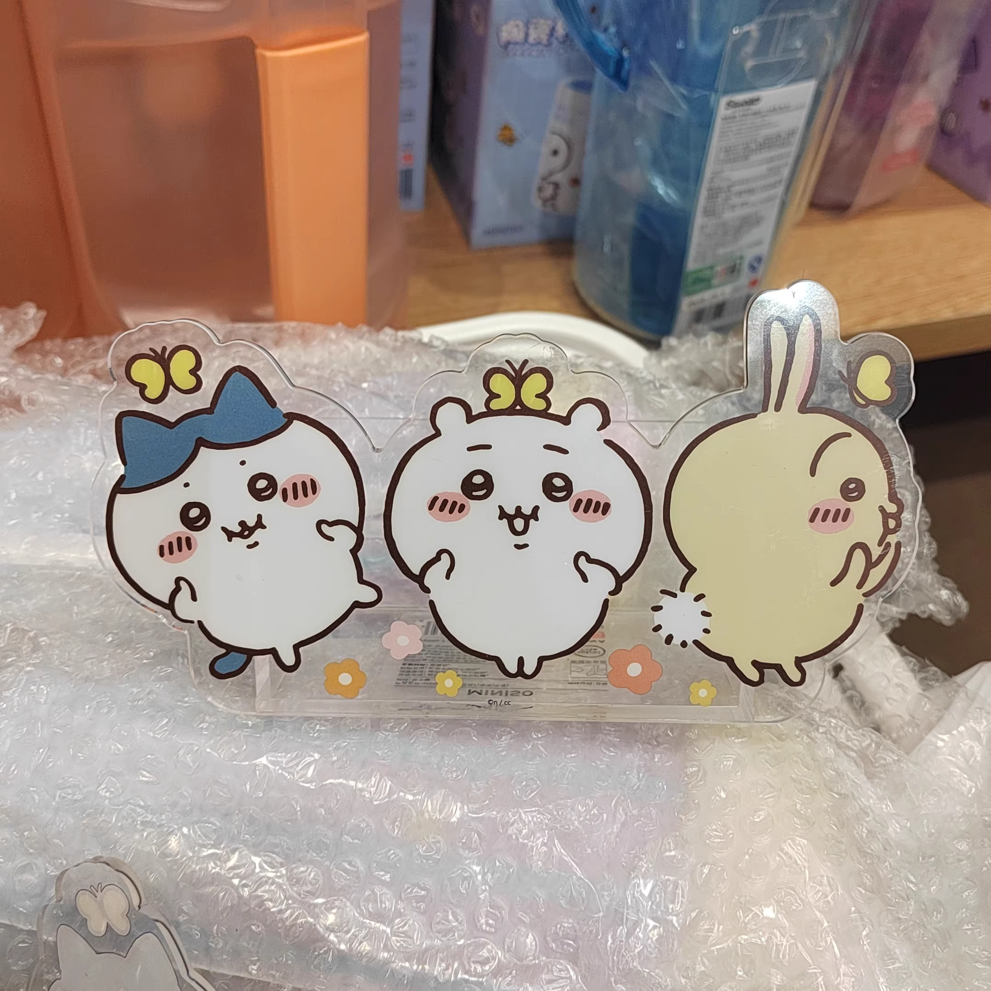 ChiiKawa X Miniso | ChiiKawa Hachiware Usagi Acrylic Pen Holder - Kawaii Items KawaiiGiftLand