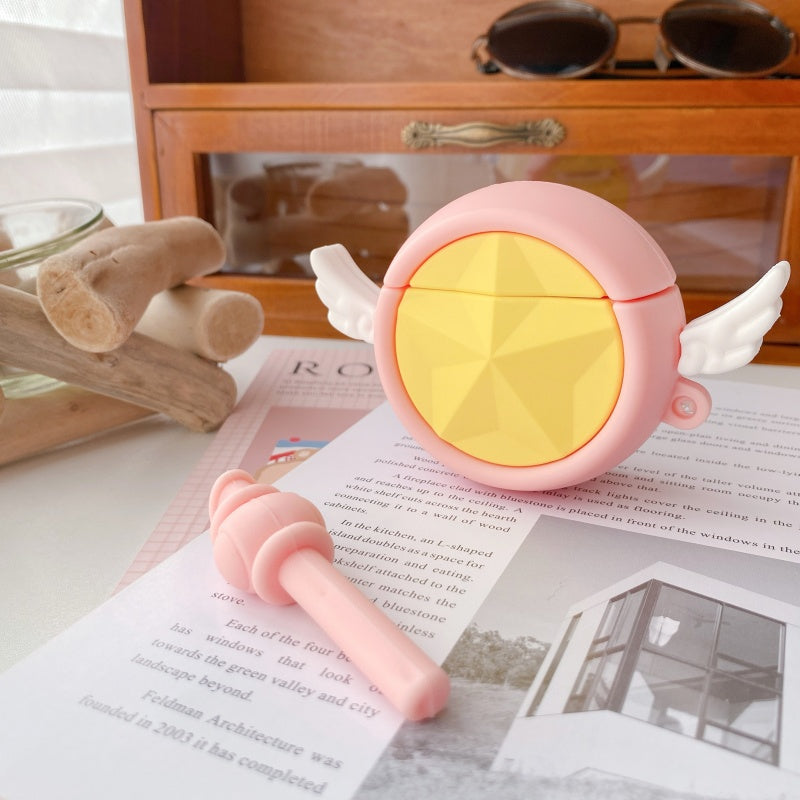 Japanese Cartoon CardCaptor Sakura | Magic Wand Stick - AirPods AirPodsPro AirPods3 AirPods4 Case