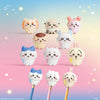 [Pre-order] ChiiKawa ChiiKawa Go Round Limited Series | ChiiKawa Hachiware Usagi Momonga Kurimanju Rakko Shisa Crab Cute Pencil Cap Mystery Box - Kawaii items Blind Box