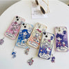 Japan Cartoon Sailor Moon x Sanrio with Phone Strap White Case | Hello Kitty My Melody Kuromi Cinnamoroll Pompompurin - iPhone Case 6 7 8 PLUS SE2 XS XR X 11 12 13 14 15 16 16e 17 17e Pro Promax 12mini 13mini