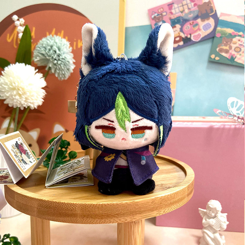 Game Character Genshin Keychain | Layla Nahida Cyno Tighnari Barbatos Xiao Cute Kawaii 12cm Doll - Cute Kawaii Item