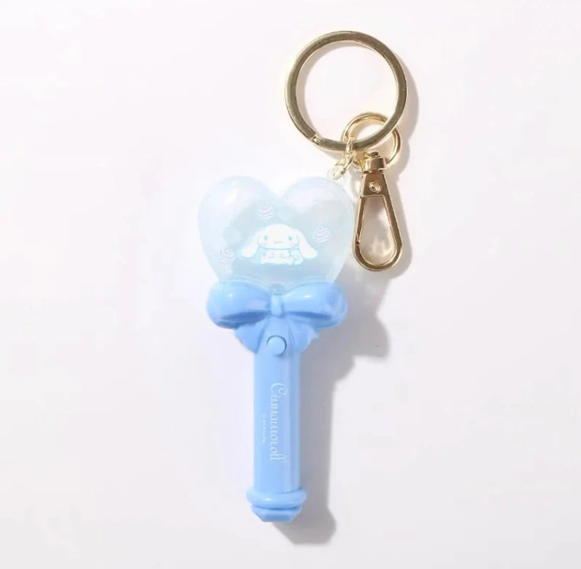 Sanrio Light Magic Wand Stick Hello Kitty Melody Kuromi Cinnamoroll Little Twin Stars Pompompurin Keychain KawaiiGiftLand