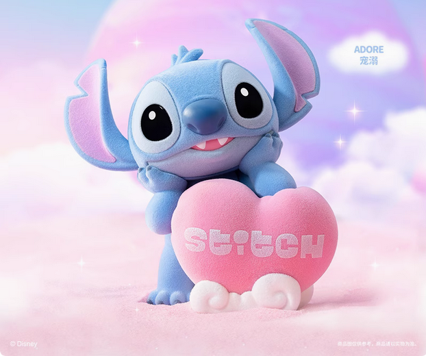 52TOYS x Stitch Sweet Pink Series | Love and Heart - Figure Collectable Toys Mystery Blind Box