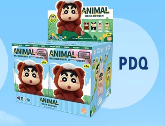 52TOYS x Japanese Cartoon Crayon Shin-chan Cosplay Animal Series 1 | Rabbit Frog Panda Bear - Figure Collectable Toys Mystery Blind Box