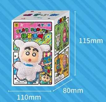 TOPTOY Crayon Shin-chan Dress-up Party Vinyl Plush Keychain Blind Box