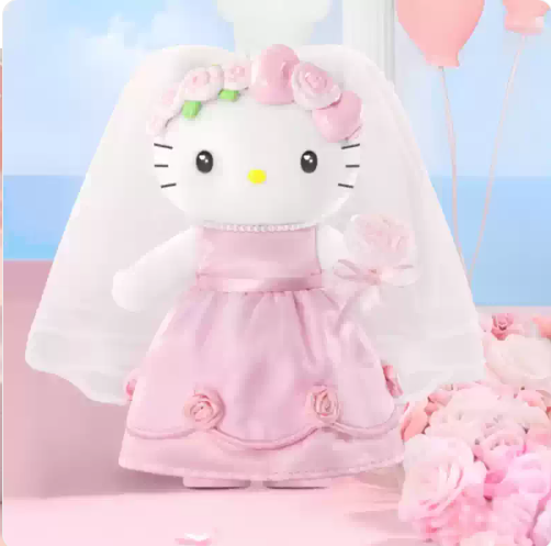 TOPTOY Hello Kitty & Dear Daniel Century Wedding Series Plush (Long Leg) Blind Box