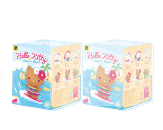 Hello Kitty Summer Beach Series Figures Blind Box