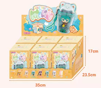 TOPTOY Hatsune Miku Milk Tea Cup Series Vinyl Plush Blind Box Figure