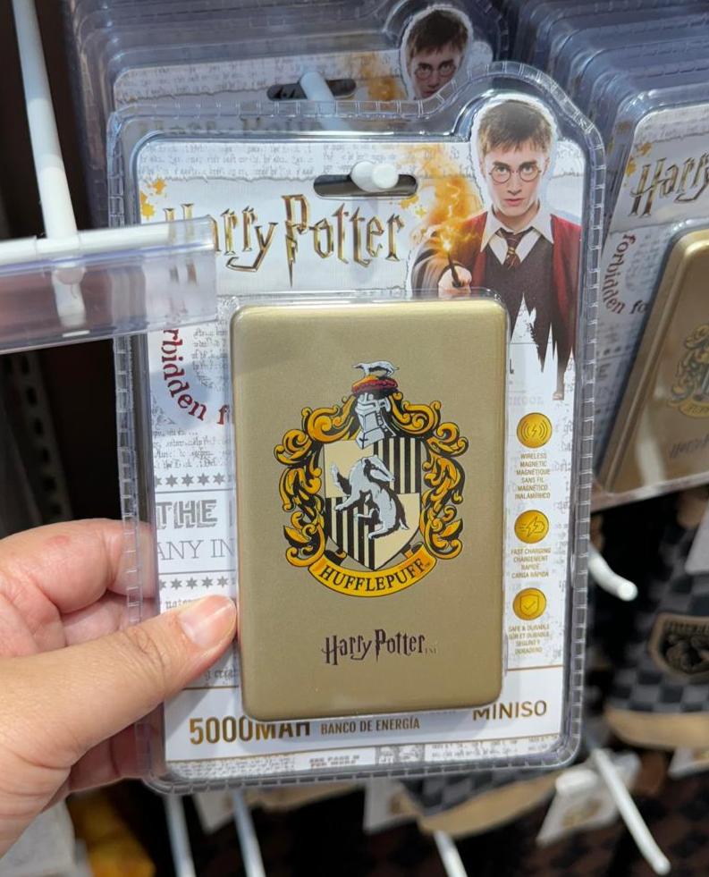 Harry Magical School Wizard Witch X Miniso | Magical School Four Houses Power Bank Red Yellow Green Blue - Kawaii items KawaiiGiftLand