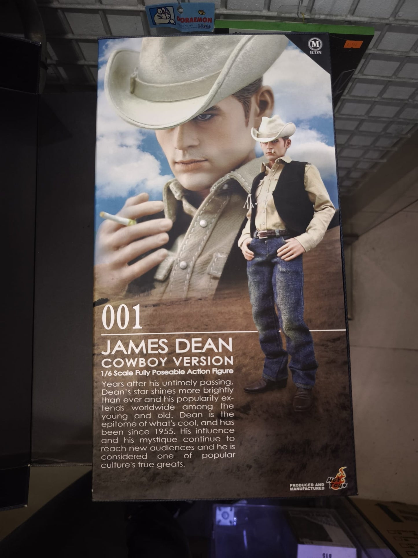 [Pre-Owned] Hot Toys M Icon Series: James Dean (Cowboy Version) 16cm Action Figure 2007