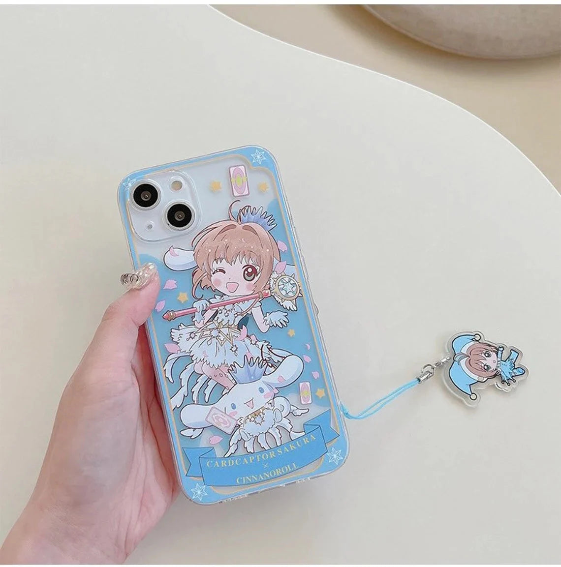 Clean CardCaptorSakura X MM KU CN PN iPhone Case 6 7 8 PLUS SE2 XS XR X 11 12 13 14 15 16 Pro Promax 12mini 13mini KawaiiGiftLand