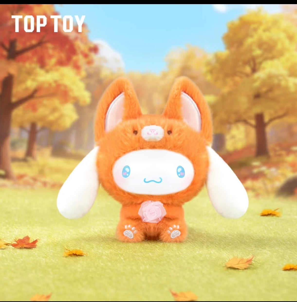 TOPTOY x Sanrio Cinnamoroll Animal Party Series Plush Pendant Blind Box – Kawaii Keychain Charm & Bag Accessory