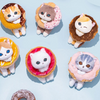 Japan Mofusand Doughnut Series | Mofusand Cat in Doughnut Cute Plush Doll Keychain - Kawaii items Room Decoration Doll