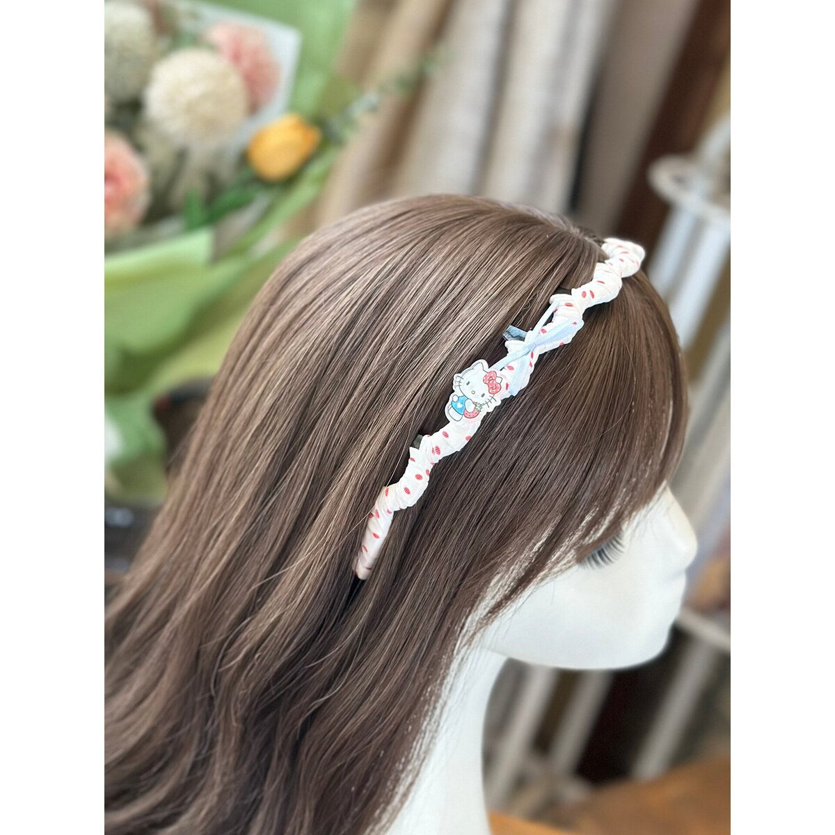 Hello Kitty toothed headband - Sanrio licensed fabric hair band view 5