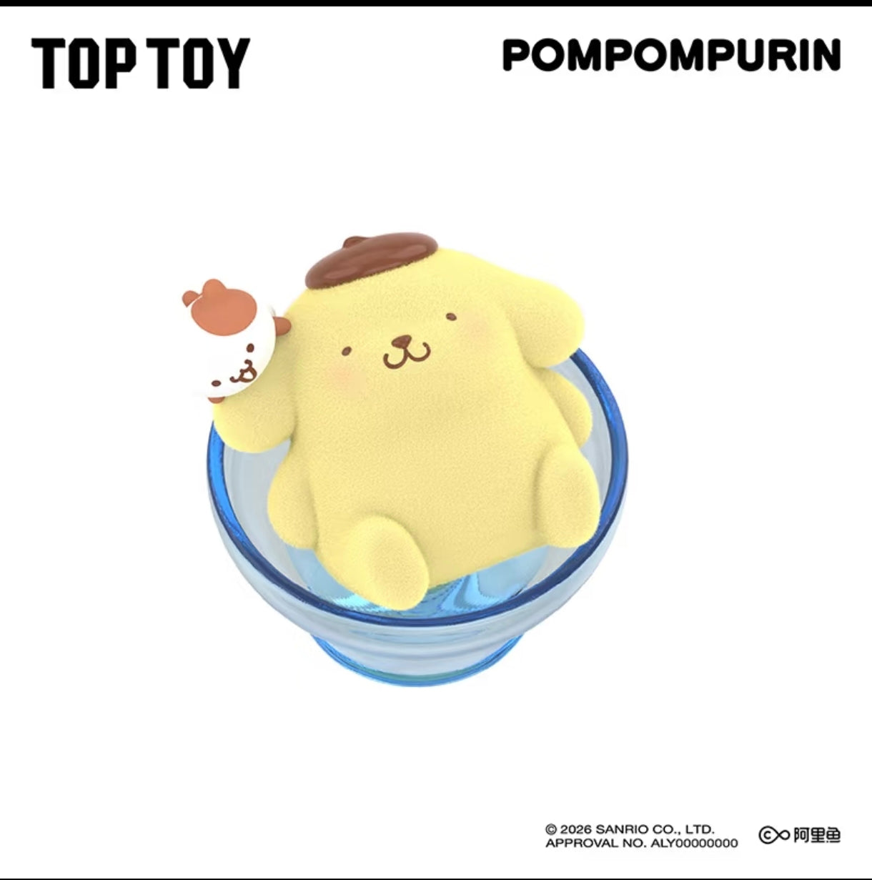TOPTOY x Sanrio Pompompurin Floofy Daily Series Mystery Blind Box – Kawaii Collectible Figure & Desktop Decor