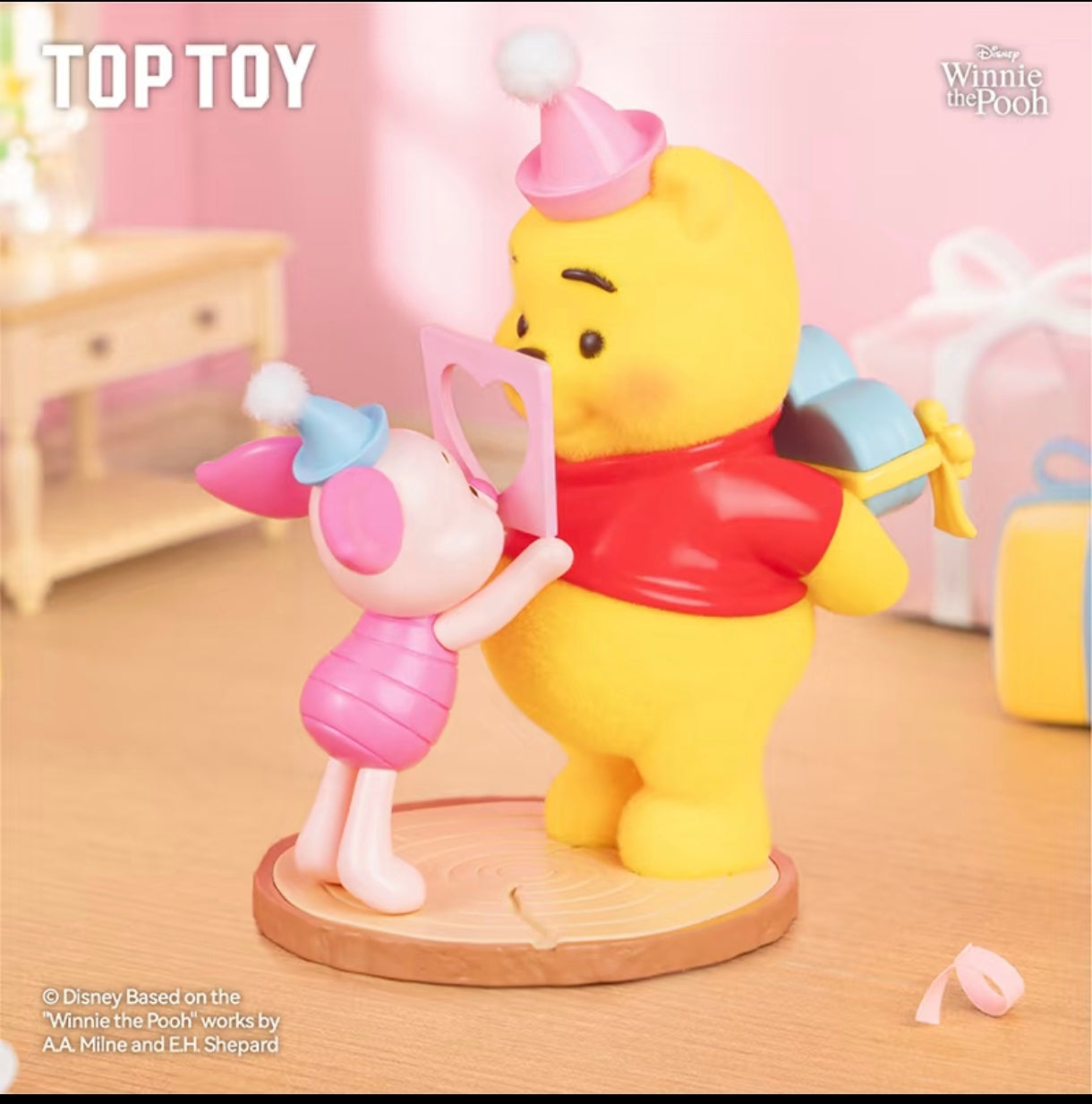 TOPTOY x Winnie the Pooh "Fun Party" Series Blind Box – Kawaii Figure Stand