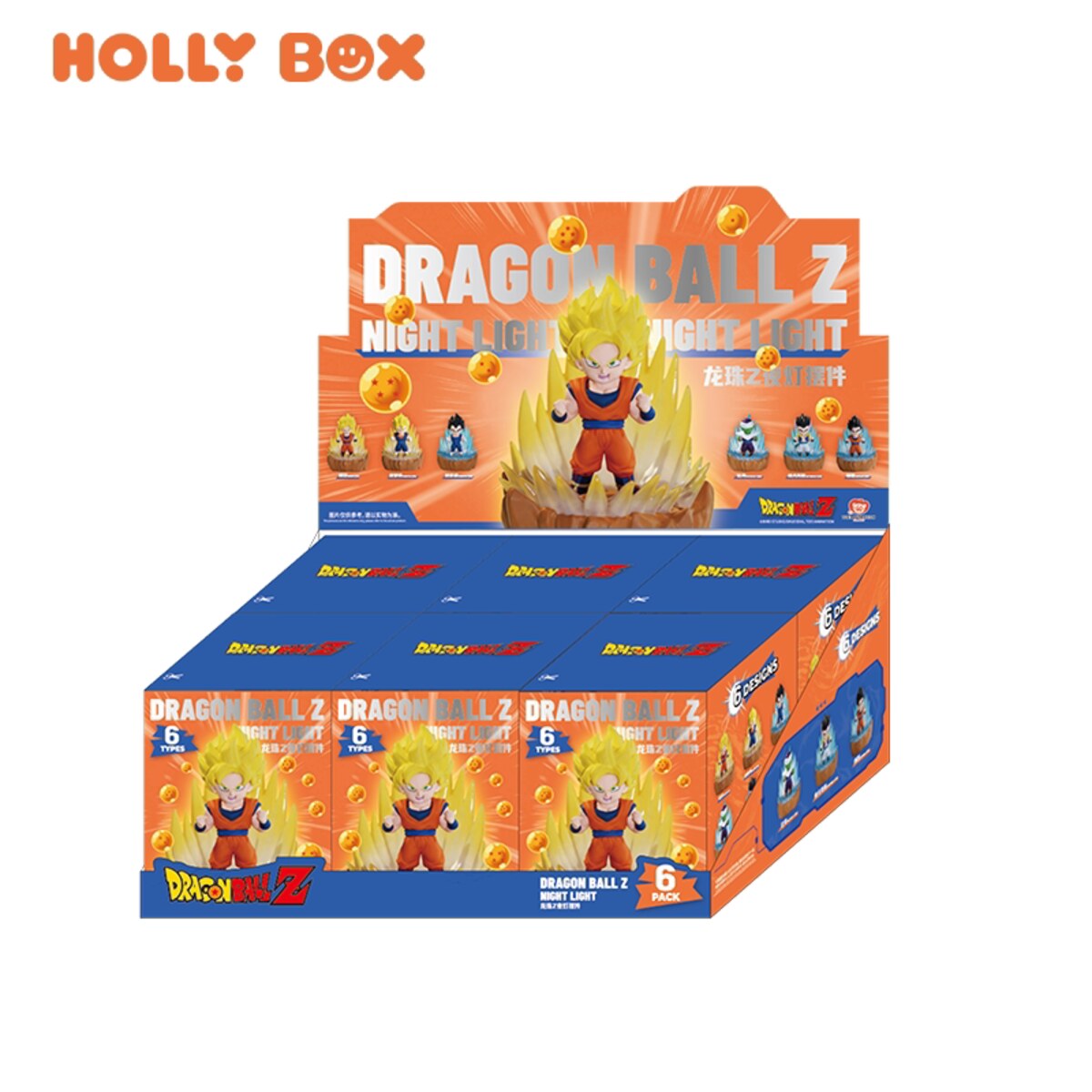 HOLLY BOX Dragon Ball Z end of case six design night light blind box set