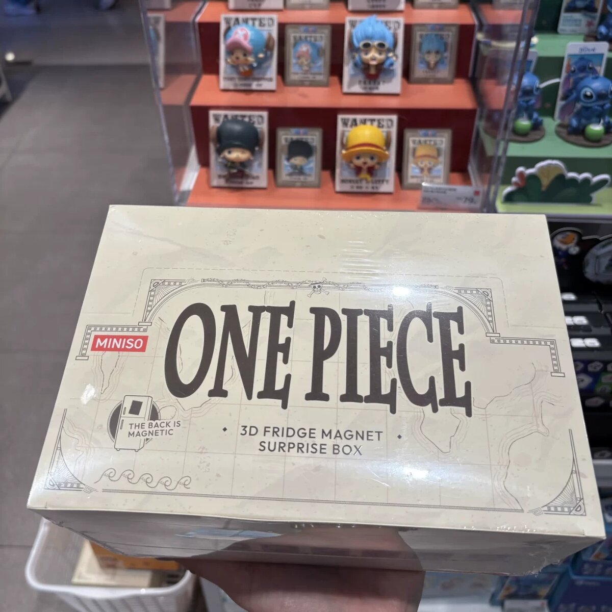 MINISO One Piece 3D Fridge Magnet Surprise Box full case of 6
