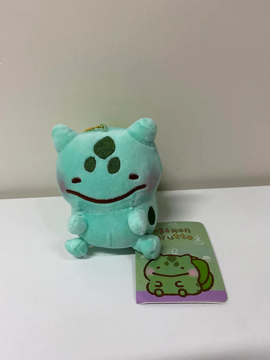 Pokemon Center Yurutto Small Eyes Bulbasaur Mini Plush Doll Keychain KawaiiGiftLand